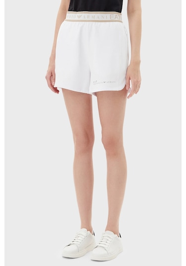 Ea7 Bayan Short 7w000280 Af12501 U0002 Beyaz Beyaz
