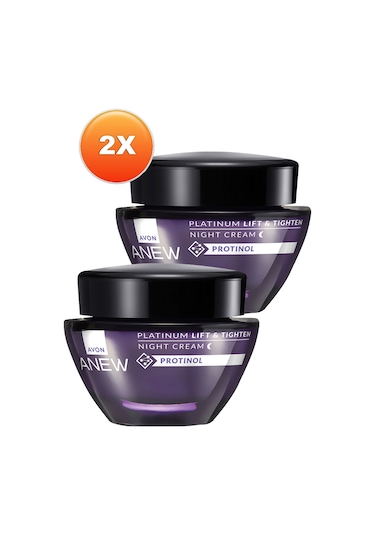 Avon Anew Platinum Lift & Tighten Gece Kremi 2 x 50 ML