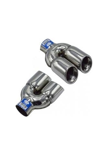 Çiftli Sağ Krom Egzoz Ucu 76 100 800-005r