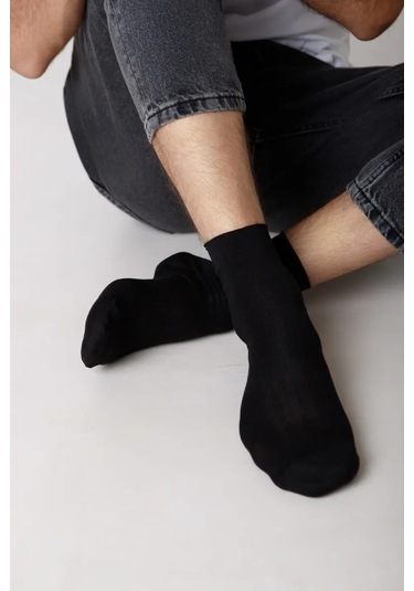 Belorusskie Erkek Çorapları, Pamuklu, 10 Çift Set 459664046 Siyah