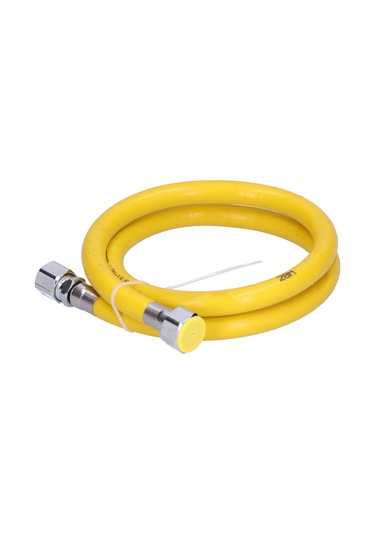 Hangfox 1m 304 Paslanmaz Çelik Gaz/şişe Gaz Borusu, Esnek Dalgalı Halka, Tek Parça Hidrolik Bağlantı, Ev Dekoru İçin, İç Dişli+takma Uç