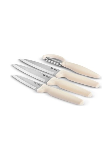 Dr. Inox 4 Parça Bıçak Seti Bej