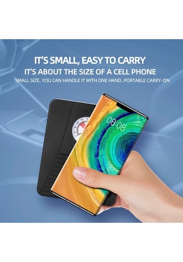 Xuweiwei Siyah Hava Kompresoru Lastik Inflator Tasinabilir 12v Dc Otomatik Pompa 100psı Led Araba Bisiklet