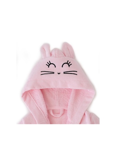 Milk&Moo 2-4 Yaş Kadife Çocuk Bornozu Çançin