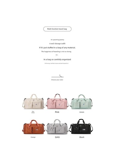 Carrier- Büyük Boy Seyahat Spor Çantası - Gri Um52463-2 Yurt