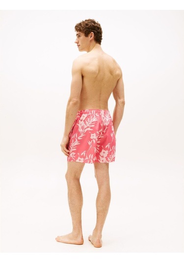 Tommy Hilfiger Medıum Drawstrıng Prınt-7325 Floral Tropic Aop Pink Poppy