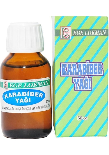 Ege Lokman Karabiber Yağı 50 ML