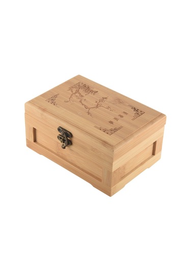 Soulader Bambu Organik Prenses Mücevher Kutusu Büyük Boy Şık Ve Dayanıklı Aksesuar Saklama Kutusu Diğer