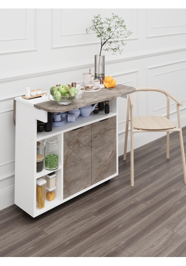 Kelebek Yemek Masası Mutfak Masası Katlanabilir