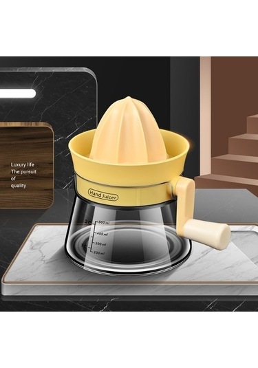 Wondernest Manuel Limon Sıkacağı, Sarı, Lichen Fonksiyonlu, Pratik Sarı