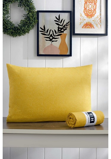 Tabu Home Sarı Tek Kişilik Lastikli Çarşaf