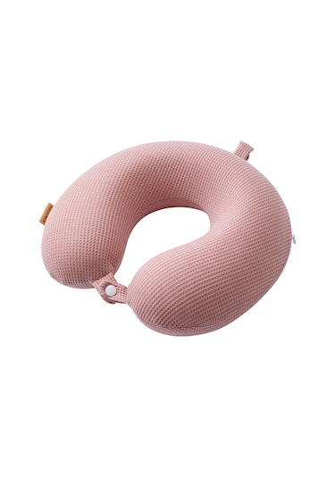 Mufunye Yavaş回弹记忆棉材质li Yolculuk U Yüzlü Boyun Yastığı - Uçak Ve Dinlenme İçin Yüksek Kaliteli Örgü Kumaş, Gri Ton Açık Gri