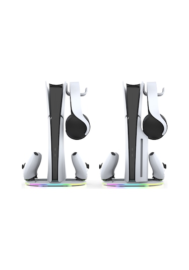 Ps5 Slim Kasa Dikey Işıklı Stand Rgb İpega-pg-p5s045h