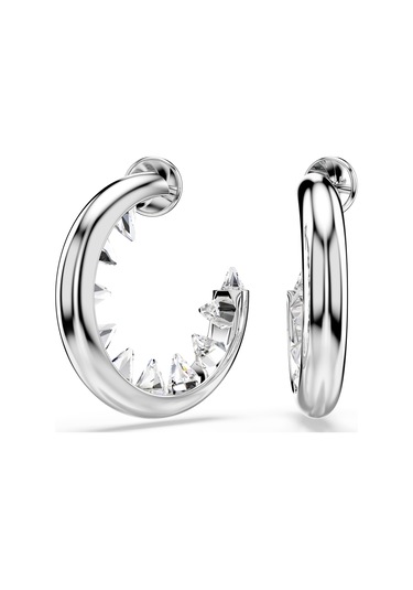 5723288 Swarovski Küpe Sublıma:pe Hoop Metal Whı/rhs Metalik