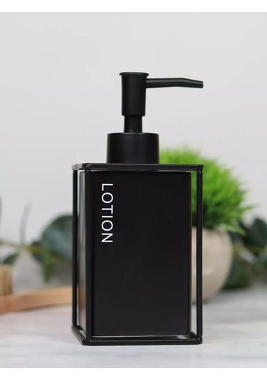 Denezo Seramik Sıvı Sabun Dispanseri, Banyoda Kullanım İçin Dağıtıcı 211382809 Siyah