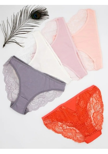 Donella Pamuklu Slip Külot Seti, 5 Adet. 134324769 Gri