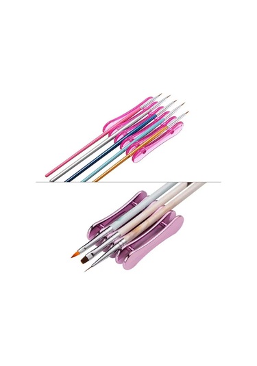 Protez Tırnak Ve Nail Art Fırça Standı
