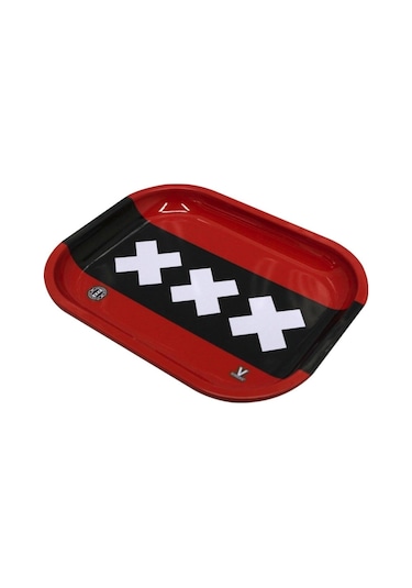 Küçük Metal Tepsi X-1603 Kırmızı