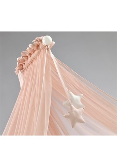 Meltem Kids Motto Pudra Nakışlı Pamuklu Bebek Uyku Seti 60 x 120 CM Pembe