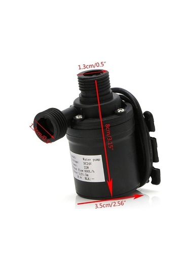 Pazly Suntek Fırçasız Dc24v Su Pompası 5.5m Yükseklik Dalgıç Fx