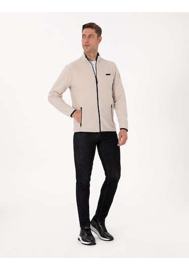 Pierre Cardin Erkek Taş Hırka Örme 50314014-vr049 Taş