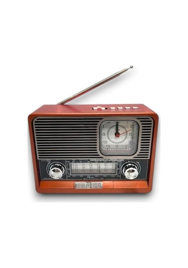 Bluetooth Hoparlör - Nostaljikradyo 1647 Kablosuz, Şarjlı, Taşınabilir