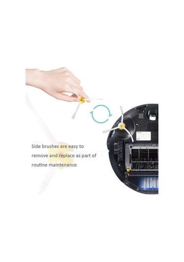 Rogfer İrobot Roomba 600 Serisi Elektrikli Süpürge Yedek Parçaları İçin 12 Adet / Takım