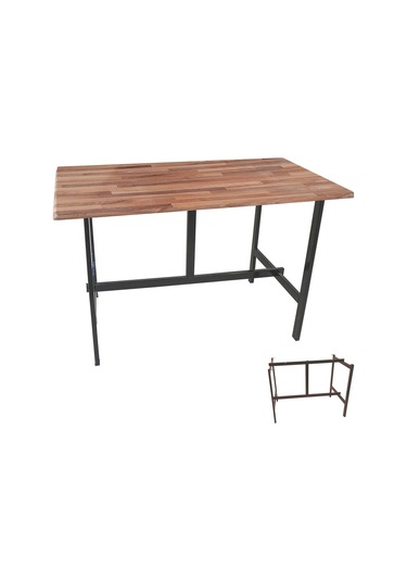 Bey Mobilya 535124809 Capella Werzalit Mutfak Masası 80 x 140 Esb - Siyah