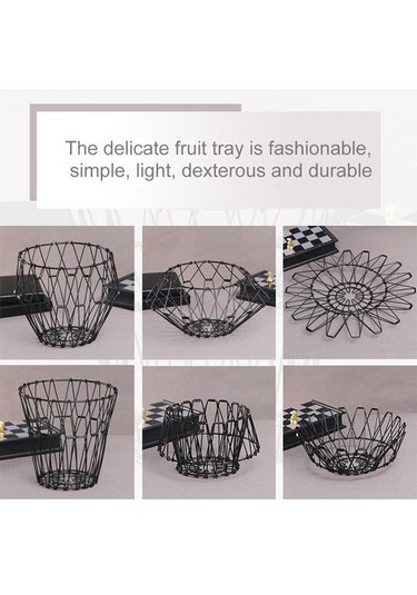 Snack Mutfak Restoran Oturma Odası Depolama Tutucu Meyve Sepeti Çıktı Sebze Katlanabilir Şekil Değişim Paslanmaz Çelik Çanta Ve Amp Sepet 1