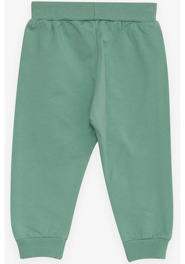 Breeze Kız Bebek Eşofman Altı Bebek Fil Baskılı 6 Ay-2 Yaş, Mint Yeşili