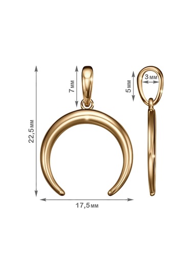 Veronika Lunaşka Kolye 925 Ayar Gümüş, Altın Kaplama 135534479