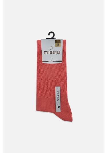 Mısırlı Kadın Gümüş Kiremit Soket Çorap M 78000 K Kiremit