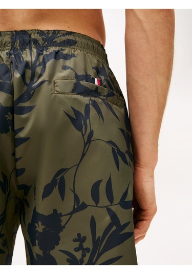 Tommy Hilfiger Erkek Yeşil Şort-7493 Yeşil