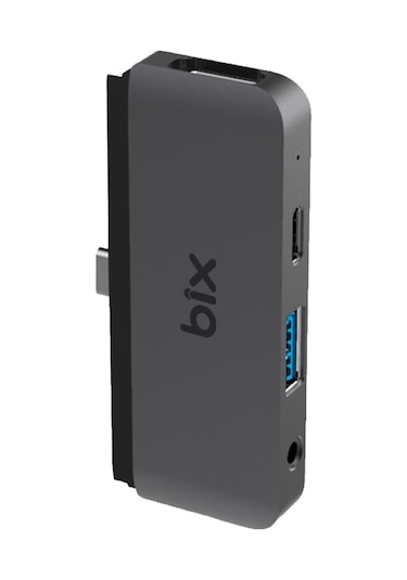 Bix BX16HB 4K HDMI Type-C Thunderbolt 3.0 Dönüştürücü Hub USB 3.5 MM AUX Çevirici