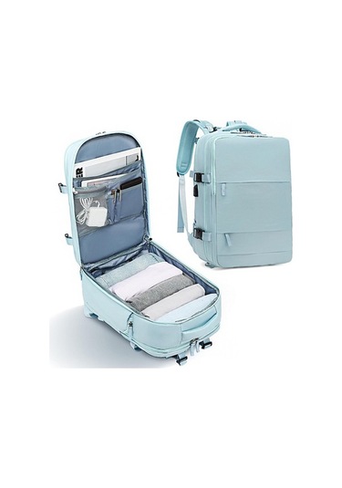 Ganzhoushop Ve Ve Usb Sırt Sınıflandırma Portlu Light Kuru Kapasiteli İşlevli Islak Çok Çantası Büyük Blue Ayrı Ayakkabılı Ts Açık Mavi