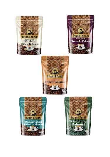 İhsan Efendi Kahve Seti 5 x 200 G