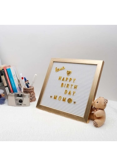 Gold Yazı Panosu Mesaj Tahtası, 121 Harf Karakterli