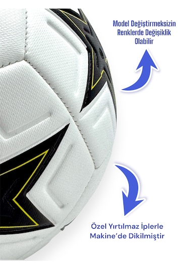 Futbol Topu Şampiyonlar Ligi Beton + Çim Zemin Pompa BSF34-1 Çok Renkli