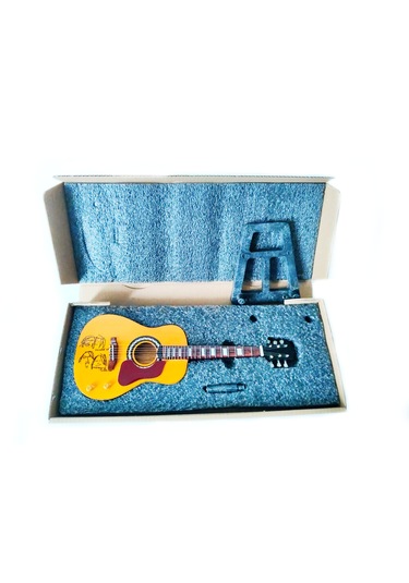 El Yapımı 1/4 Ölçek Minyatür Elektro Akustik Gitar J160e