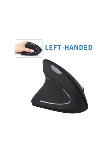 Prestigegoods Çift Taraflı Kablosuz Ergonomik Sol El Oyun Farei, Usb Şarjlı, 800/1200/1600 Dpı, Geniş Uyumlu Gaming