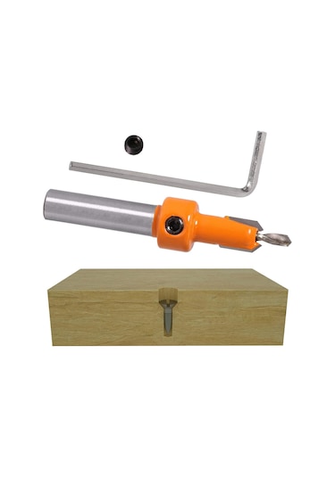 Jinchao-router Bitleri, 1pcs 8mm Shank Counterk Router Bit Set Vidalı Çıkarma Yıkımı Freze Kesici, Ev Ve Dıy Renk: 5pcs