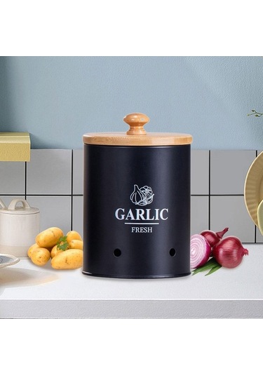 Trendooze Sebze Depolama Kutusu Çiftlik Evi Mutfak Bidonu Ev S Koyu Renk S