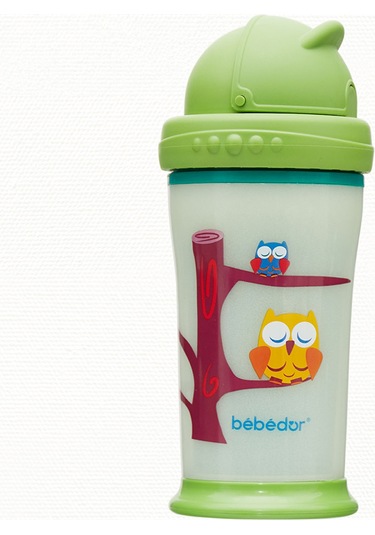 Bebedor Karanlikta Parlayan Pipetli Alıştırma Bardağı 240ML