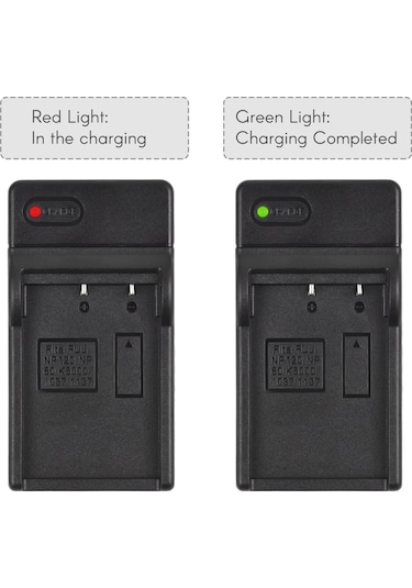 Fosenze Ordro Hdr Serisi Kamera Pil Şarj Cihazı, Type-c Girişli, Usb Şarj Kablolu, Taşınabilir Tasarım