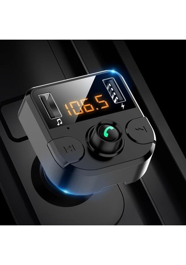 Willowhaven C7 Akıllı Araç Şarj Ve Müzik Çalar - Usb 3.1a Hızlı Şarj Ve Tf Kart Desteği - Siyah