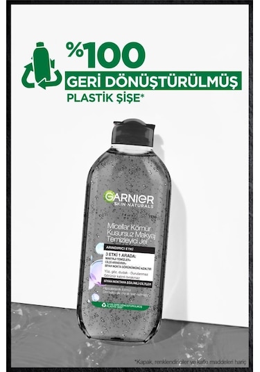 Garnier Micellar Kömür Kusursuz Makyaj Temizleyici Jel 400 ML