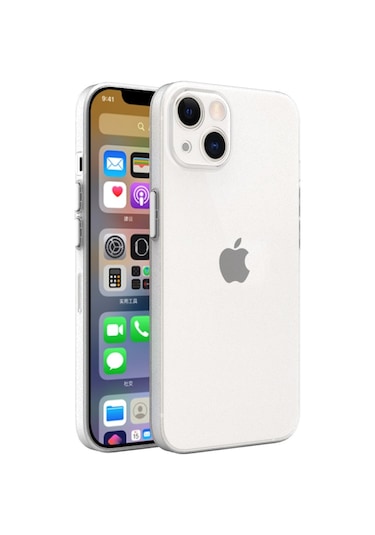 iPhone 14 Plus Kılıf Kamera Korumalı Mat Ultra İnce Kapak