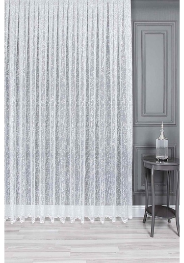 Evdepo Home Kullanıma Hazır Örme Tül Perde (540780190)
