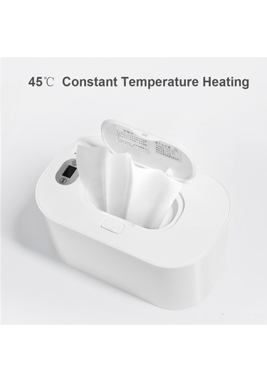 Suofeng "usb Beslemeli Bebek Islak Mendil Isıtıcı - Dijital Ekranlı, 45 C Sabit Sıcaklık, Taşınabilir"