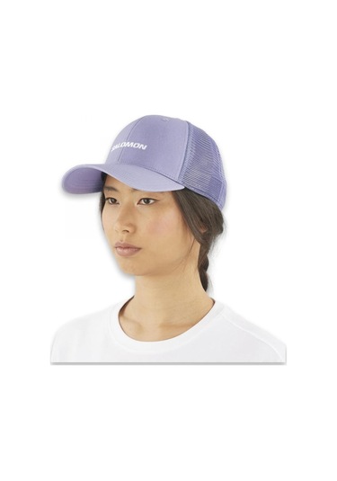 Salomon Lc2428900 Cap Trucker U Mor Unisex Şapka Siyah-mor Siyah - Mor